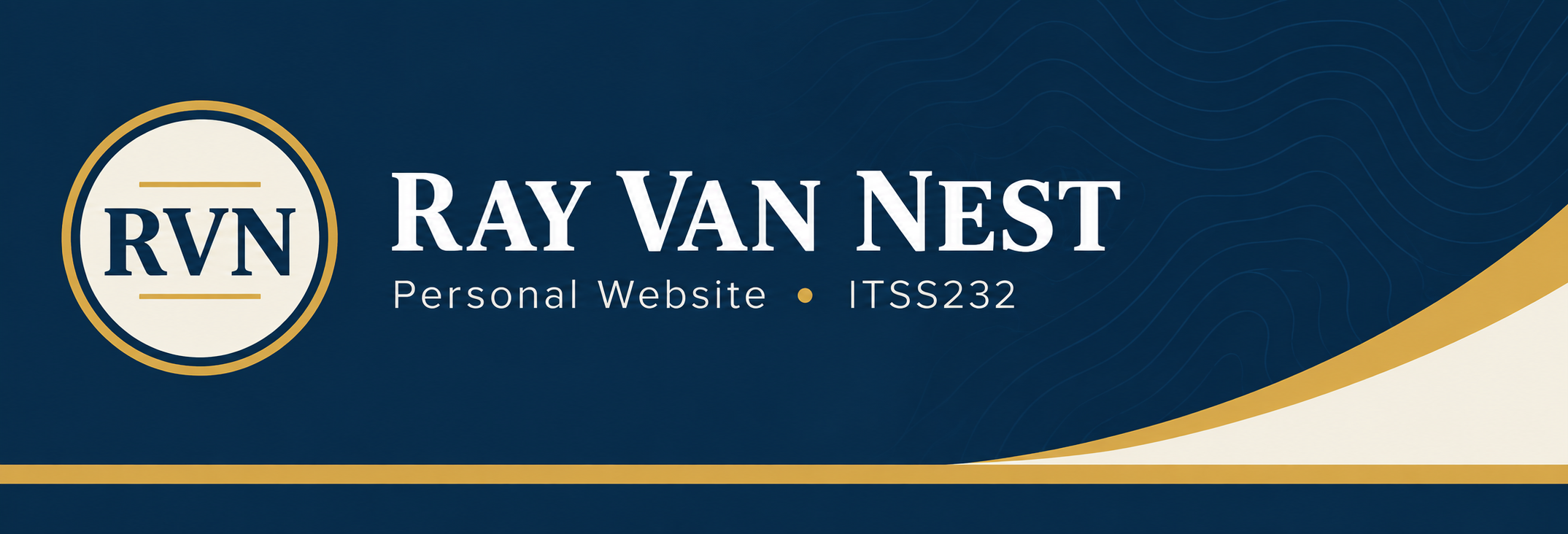 Ray Van Nest personal website header